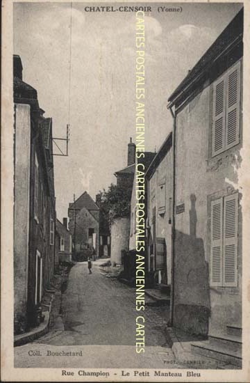 Cartes postales anciennes > CARTES POSTALES > carte postale ancienne > cartes-postales-ancienne.com Yonne  Chatel Censoir