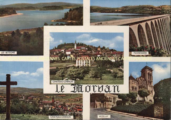 Cartes postales anciennes > CARTES POSTALES > carte postale ancienne > cartes-postales-ancienne.com Nievre 58 Chateau Chinon Ville