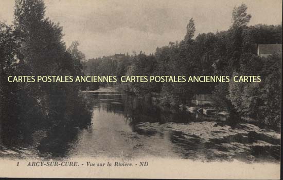 Cartes postales anciennes > CARTES POSTALES > carte postale ancienne > cartes-postales-ancienne.com Bourgogne franche comte Yonne Arcy Sur Cure