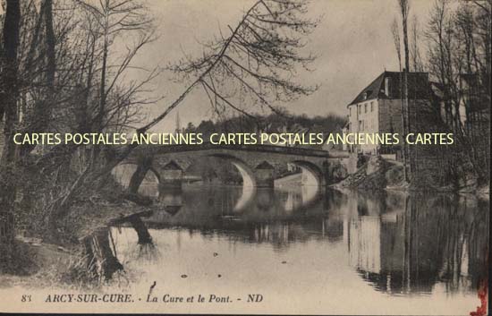 Cartes postales anciennes > CARTES POSTALES > carte postale ancienne > cartes-postales-ancienne.com Bourgogne franche comte Yonne Arcy Sur Cure