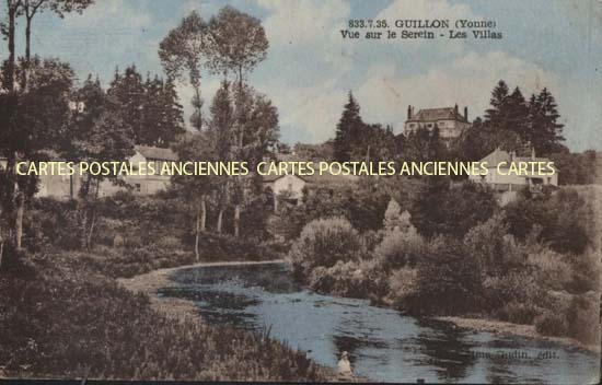 Cartes postales anciennes > CARTES POSTALES > carte postale ancienne > cartes-postales-ancienne.com Bourgogne franche comte Yonne Guillon