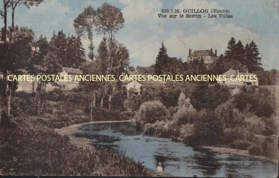 Cartes postales anciennes > CARTES POSTALES > carte postale ancienne > cartes-postales-ancienne.com Yonne  Guillon