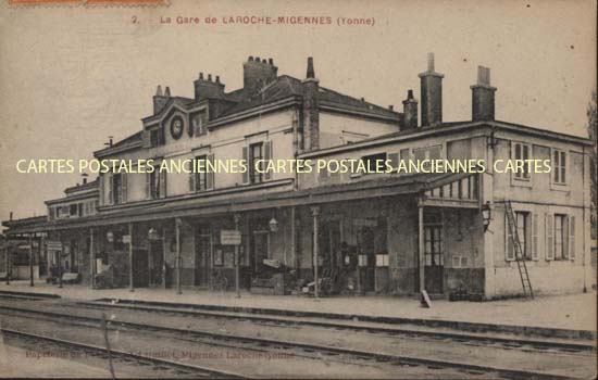 Cartes postales anciennes > CARTES POSTALES > carte postale ancienne > cartes-postales-ancienne.com Bourgogne franche comte Yonne Laroche Saint Cydroine