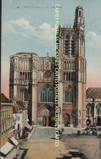 Cartes postales anciennes > CARTES POSTALES > carte postale ancienne > cartes-postales-ancienne.com Yonne  Sens