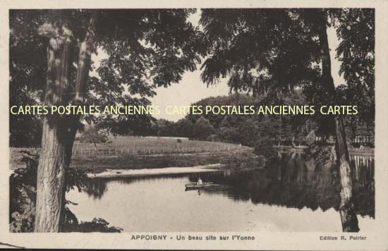 Cartes postales anciennes > CARTES POSTALES > carte postale ancienne > cartes-postales-ancienne.com Yonne  Appoigny