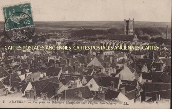 Cartes postales anciennes > CARTES POSTALES > carte postale ancienne > cartes-postales-ancienne.com Yonne  Auxerre