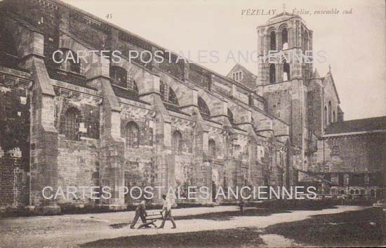 Cartes postales anciennes > CARTES POSTALES > carte postale ancienne > cartes-postales-ancienne.com Yonne  Vezelay