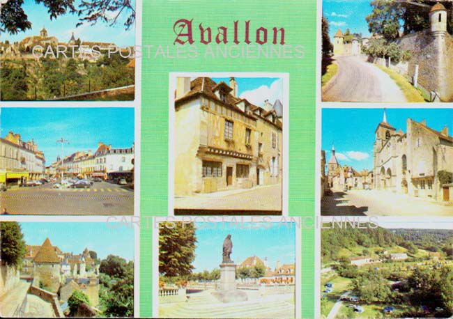 Cartes postales anciennes > CARTES POSTALES > carte postale ancienne > cartes-postales-ancienne.com Yonne  Avallon