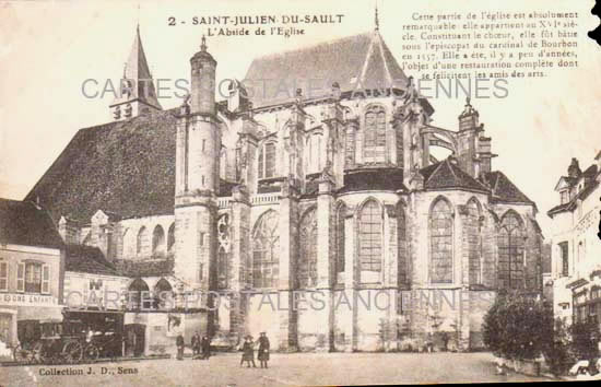 Cartes postales anciennes > CARTES POSTALES > carte postale ancienne > cartes-postales-ancienne.com Bourgogne franche comte Yonne Saint Julien Du Sault