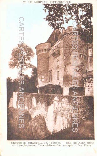 Cartes postales anciennes > CARTES POSTALES > carte postale ancienne > cartes-postales-ancienne.com Bourgogne franche comte Yonne Chastellux Sur Cure