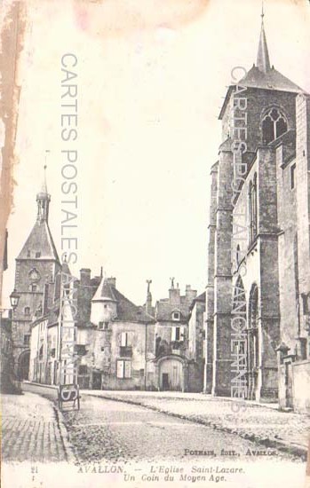 Cartes postales anciennes > CARTES POSTALES > carte postale ancienne > cartes-postales-ancienne.com Yonne  Avallon