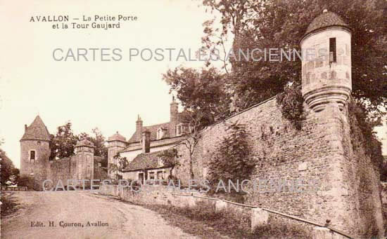 Cartes postales anciennes > CARTES POSTALES > carte postale ancienne > cartes-postales-ancienne.com Yonne  Avallon