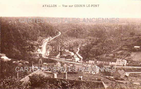 Cartes postales anciennes > CARTES POSTALES > carte postale ancienne > cartes-postales-ancienne.com Yonne  Avallon