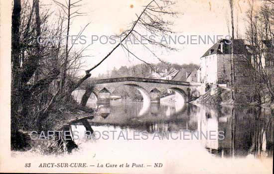 Cartes postales anciennes > CARTES POSTALES > carte postale ancienne > cartes-postales-ancienne.com Bourgogne franche comte Yonne Arcy Sur Cure