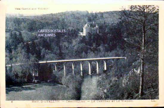 Cartes postales anciennes > CARTES POSTALES > carte postale ancienne > cartes-postales-ancienne.com Bourgogne franche comte Yonne Chastellux Sur Cure