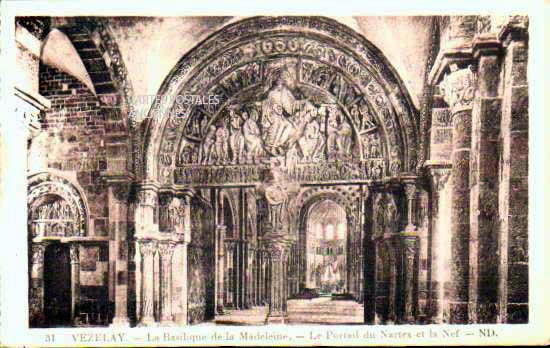 Cartes postales anciennes > CARTES POSTALES > carte postale ancienne > cartes-postales-ancienne.com Yonne  Vezelay