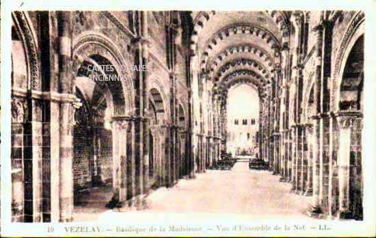Cartes postales anciennes > CARTES POSTALES > carte postale ancienne > cartes-postales-ancienne.com Yonne  Vezelay