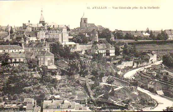Cartes postales anciennes > CARTES POSTALES > carte postale ancienne > cartes-postales-ancienne.com Yonne  Avallon