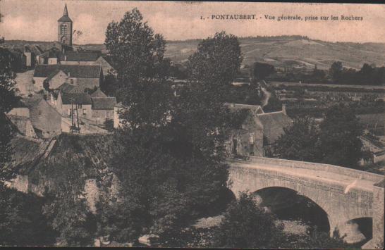 Cartes postales anciennes > CARTES POSTALES > carte postale ancienne > cartes-postales-ancienne.com Bourgogne franche comte Yonne Pontaubert