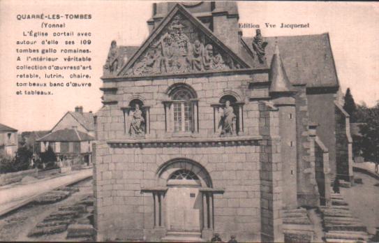 Cartes postales anciennes > CARTES POSTALES > carte postale ancienne > cartes-postales-ancienne.com Bourgogne franche comte Yonne Quarre Les Tombes