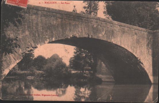 Cartes postales anciennes > CARTES POSTALES > carte postale ancienne > cartes-postales-ancienne.com Bourgogne franche comte Yonne Maligny