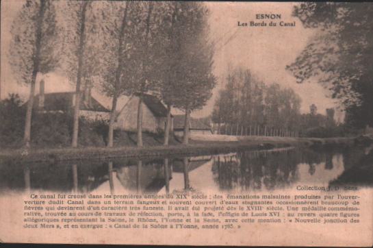 Cartes postales anciennes > CARTES POSTALES > carte postale ancienne > cartes-postales-ancienne.com Bourgogne franche comte Yonne Esnon