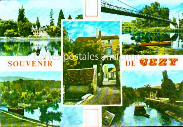 Cartes postales anciennes > CARTES POSTALES > carte postale ancienne > cartes-postales-ancienne.com Yonne 89 Cezy