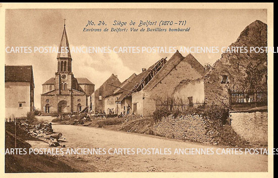 Cartes postales anciennes > CARTES POSTALES > carte postale ancienne > cartes-postales-ancienne.com Bourgogne franche comte Territoire de belfort Bavilliers