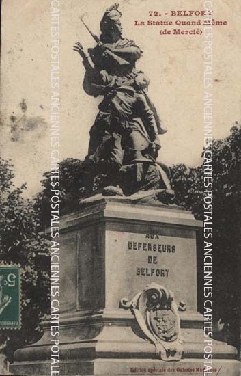 Cartes postales anciennes > CARTES POSTALES > carte postale ancienne > cartes-postales-ancienne.com Bourgogne franche comte Territoire de belfort Belfort