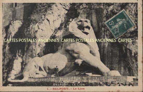Cartes postales anciennes > CARTES POSTALES > carte postale ancienne > cartes-postales-ancienne.com Bourgogne franche comte Territoire de belfort Belfort