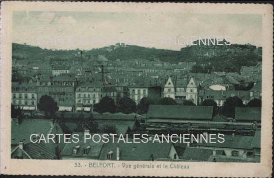 Cartes postales anciennes > CARTES POSTALES > carte postale ancienne > cartes-postales-ancienne.com Bourgogne franche comte Territoire de belfort Belfort