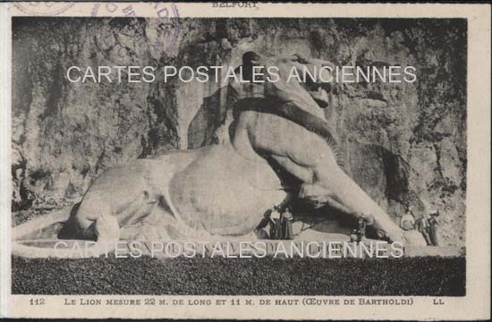 Cartes postales anciennes > CARTES POSTALES > carte postale ancienne > cartes-postales-ancienne.com Bourgogne franche comte Territoire de belfort Belfort