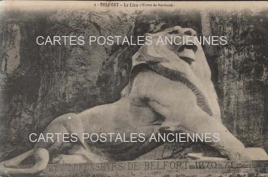 Cartes postales anciennes > CARTES POSTALES > carte postale ancienne > cartes-postales-ancienne.com Bourgogne franche comte Territoire de belfort Belfort