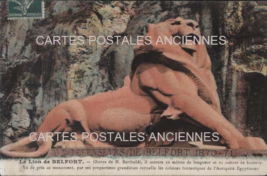 Cartes postales anciennes > CARTES POSTALES > carte postale ancienne > cartes-postales-ancienne.com Bourgogne franche comte Territoire de belfort Belfort