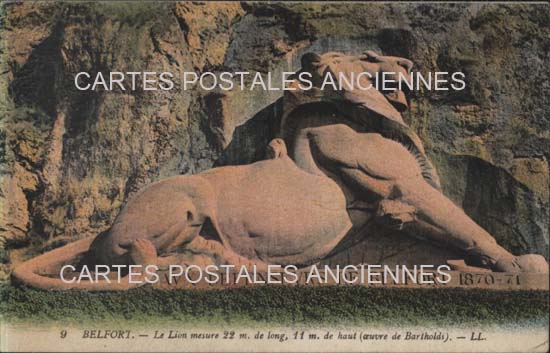 Cartes postales anciennes > CARTES POSTALES > carte postale ancienne > cartes-postales-ancienne.com Bourgogne franche comte Territoire de belfort Belfort