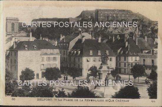 Cartes postales anciennes > CARTES POSTALES > carte postale ancienne > cartes-postales-ancienne.com Bourgogne franche comte Territoire de belfort Belfort