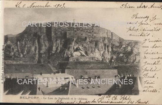 Cartes postales anciennes > CARTES POSTALES > carte postale ancienne > cartes-postales-ancienne.com Bourgogne franche comte Territoire de belfort Belfort