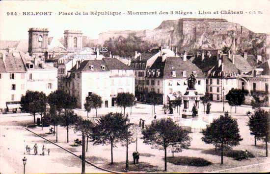 Cartes postales anciennes > CARTES POSTALES > carte postale ancienne > cartes-postales-ancienne.com Bourgogne franche comte Territoire de belfort Belfort
