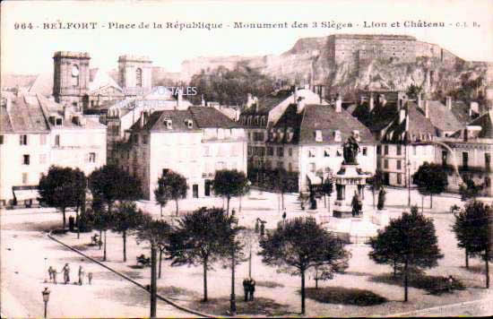 Cartes postales anciennes > CARTES POSTALES > carte postale ancienne > cartes-postales-ancienne.com Bourgogne franche comte Territoire de belfort Belfort