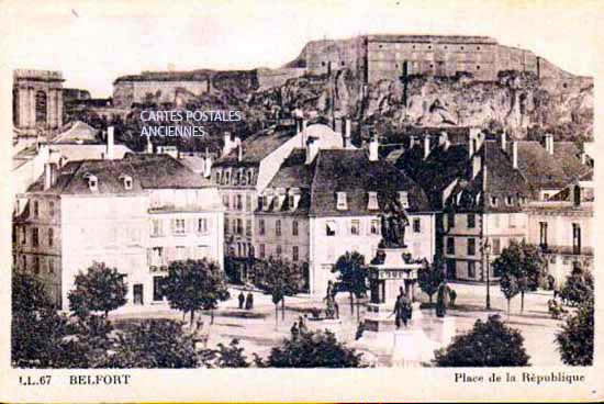Cartes postales anciennes > CARTES POSTALES > carte postale ancienne > cartes-postales-ancienne.com Bourgogne franche comte Territoire de belfort Belfort