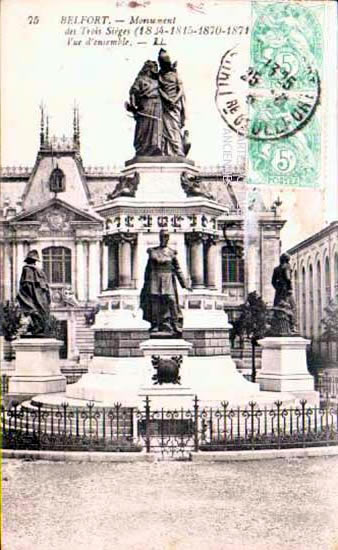 Cartes postales anciennes > CARTES POSTALES > carte postale ancienne > cartes-postales-ancienne.com Bourgogne franche comte Territoire de belfort Belfort