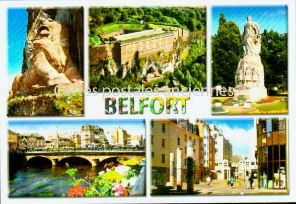 Cartes postales anciennes > CARTES POSTALES > carte postale ancienne > cartes-postales-ancienne.com Bourgogne franche comte Territoire de belfort Belfort