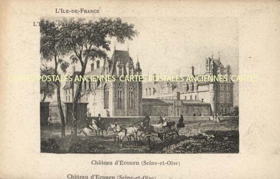 Cartes postales anciennes > CARTES POSTALES > carte postale ancienne > cartes-postales-ancienne.com Ile de france Ecouen