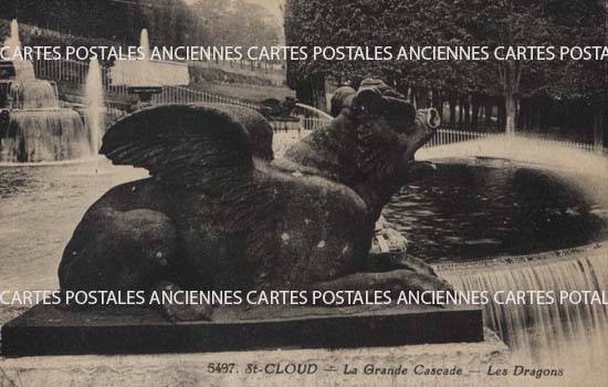 Cartes postales anciennes > CARTES POSTALES > carte postale ancienne > cartes-postales-ancienne.com Ile de france Hauts de seine Saint Cloud