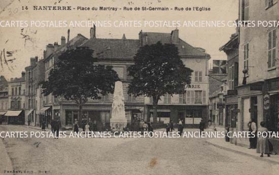 Cartes postales anciennes > CARTES POSTALES > carte postale ancienne > cartes-postales-ancienne.com Ile de france Hauts de seine Nanterre