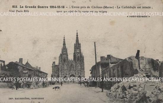 Cartes postales anciennes > CARTES POSTALES > carte postale ancienne > cartes-postales-ancienne.com Grand est Marne l'Epine