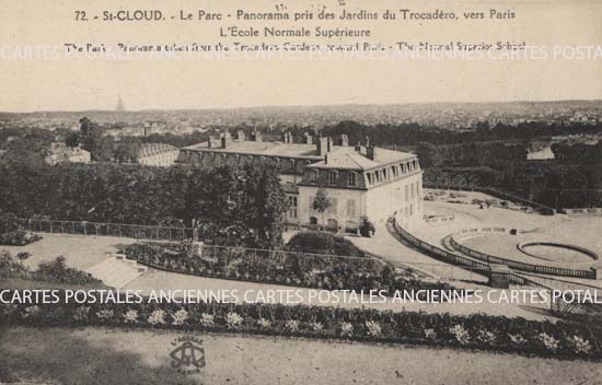Cartes postales anciennes > CARTES POSTALES > carte postale ancienne > cartes-postales-ancienne.com Ile de france Hauts de seine Saint Cloud