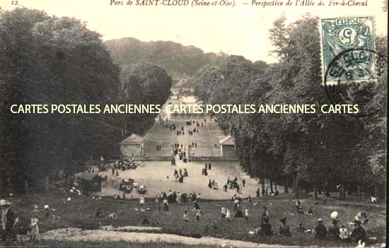 Cartes postales anciennes > CARTES POSTALES > carte postale ancienne > cartes-postales-ancienne.com Ile de france Hauts de seine Saint Cloud