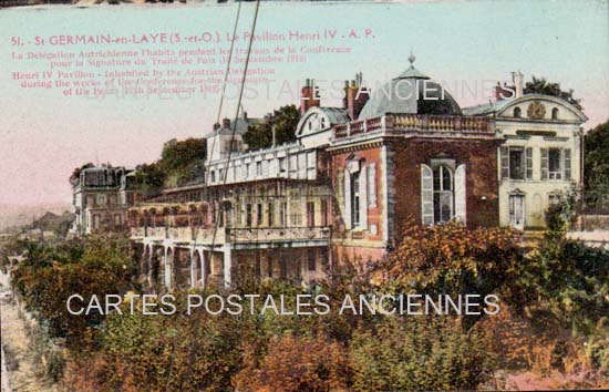 Cartes postales anciennes > CARTES POSTALES > carte postale ancienne > cartes-postales-ancienne.com Ile de france Yvelines Saint Germain En Laye