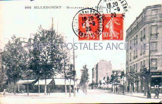 Cartes postales anciennes > CARTES POSTALES > carte postale ancienne > cartes-postales-ancienne.com Ile de france Hauts de seine Boulogne Billancourt